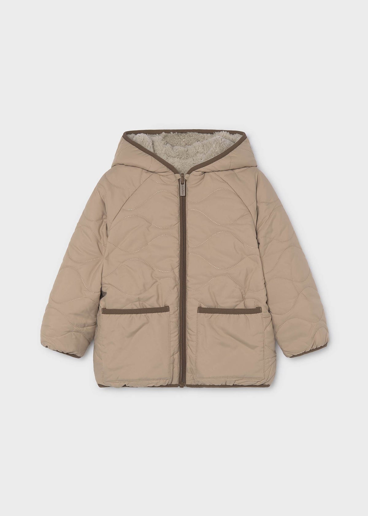 Boy reversible sheepskin jacket