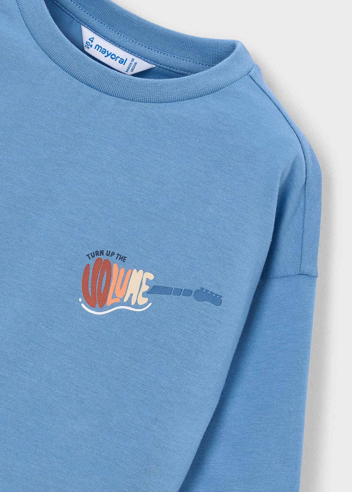 Boy screen print back t-shirt