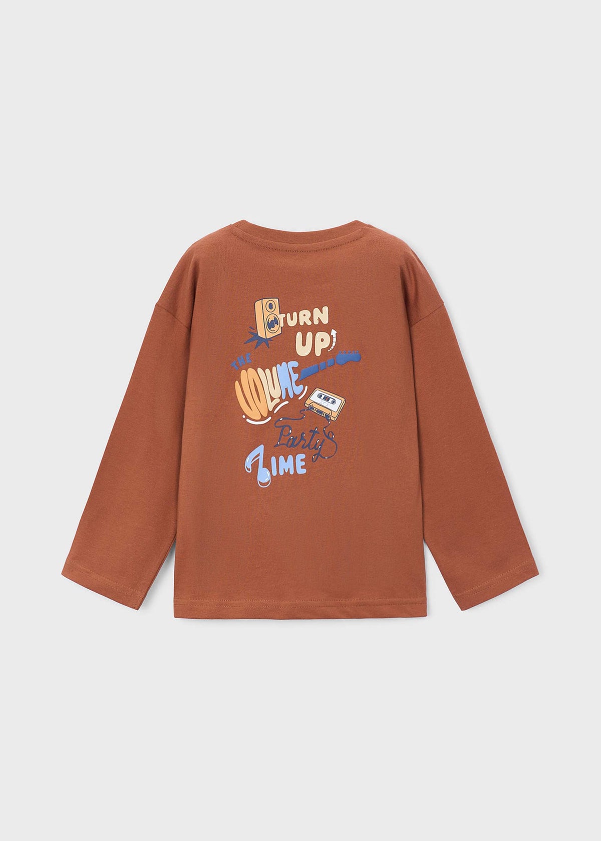 Boy screen print back t-shirt