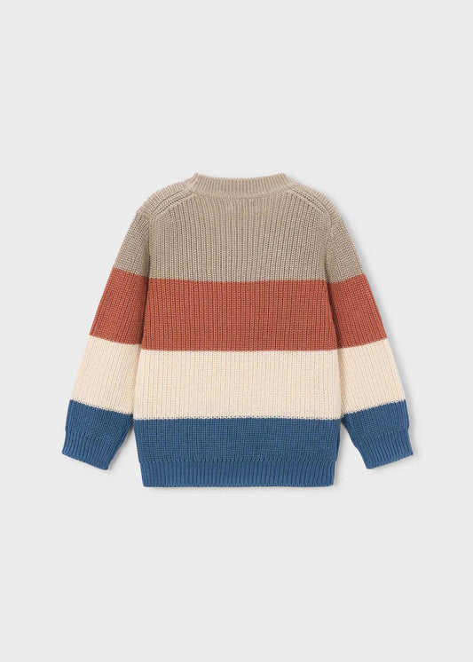 Boys' block-pattern jumper