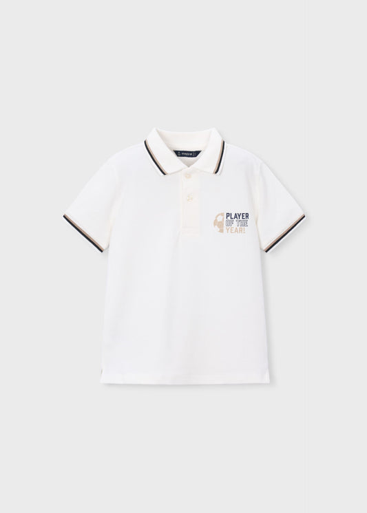 Boys' football polo shirt