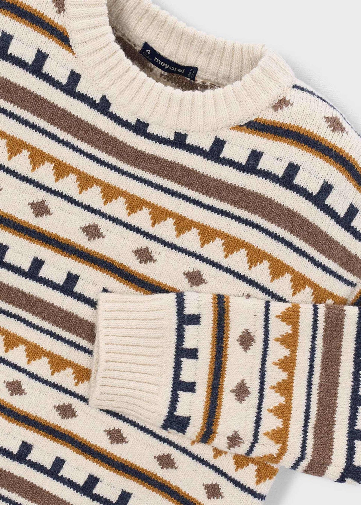 Boys' jacquard jumper