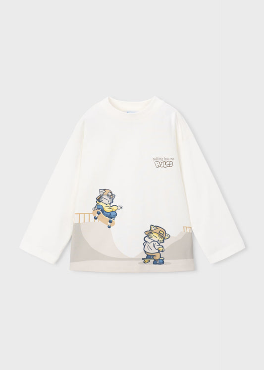 Boys' motorbike T-shirt