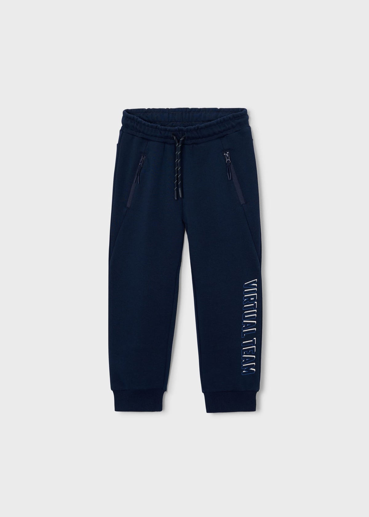 Boys' plain tracksuit bottoms