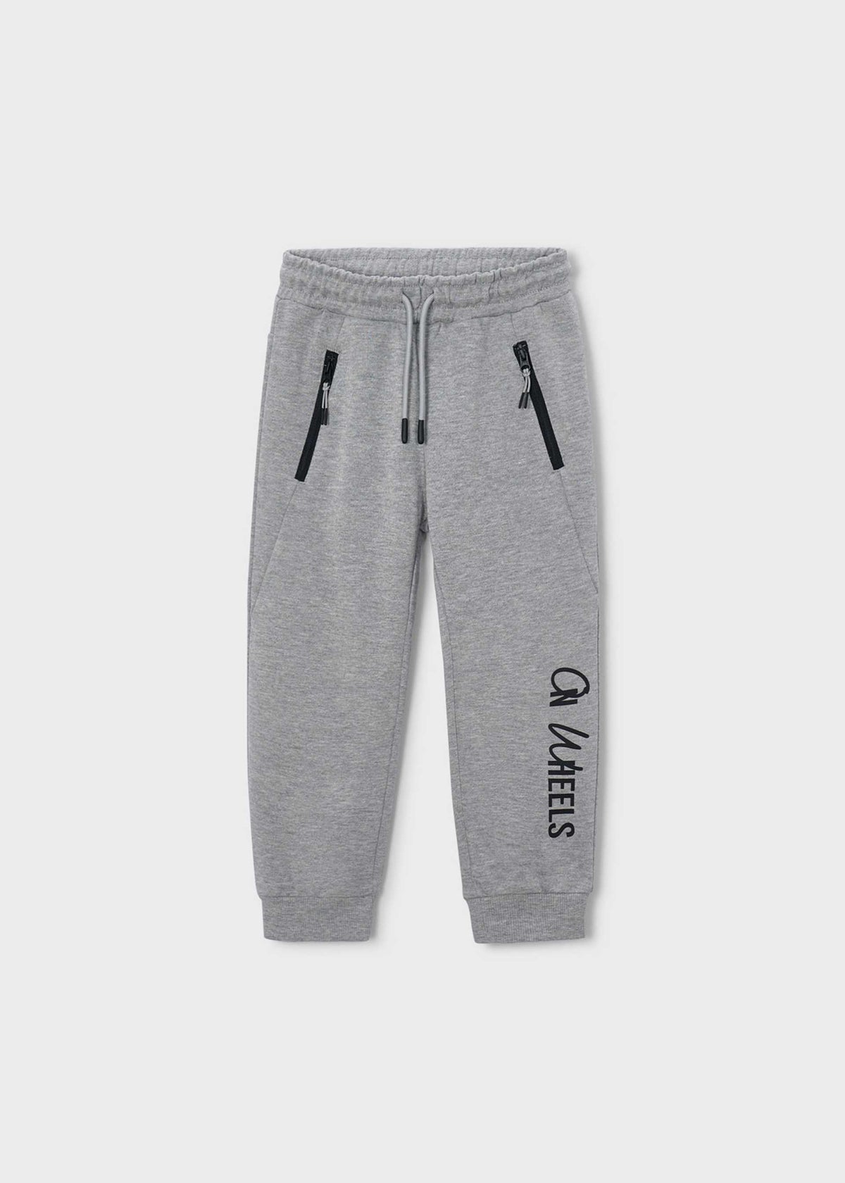 Boys' plain tracksuit bottoms
