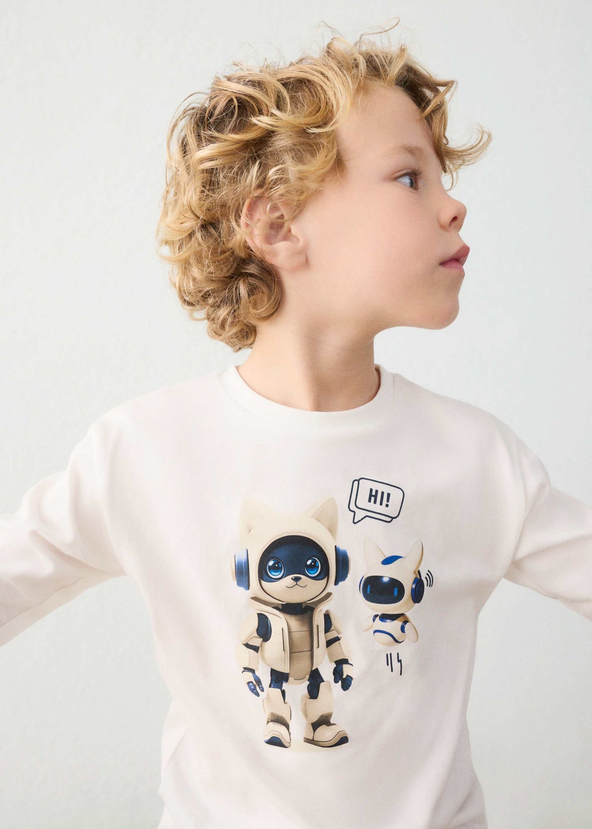 Boys' robot T-shirt