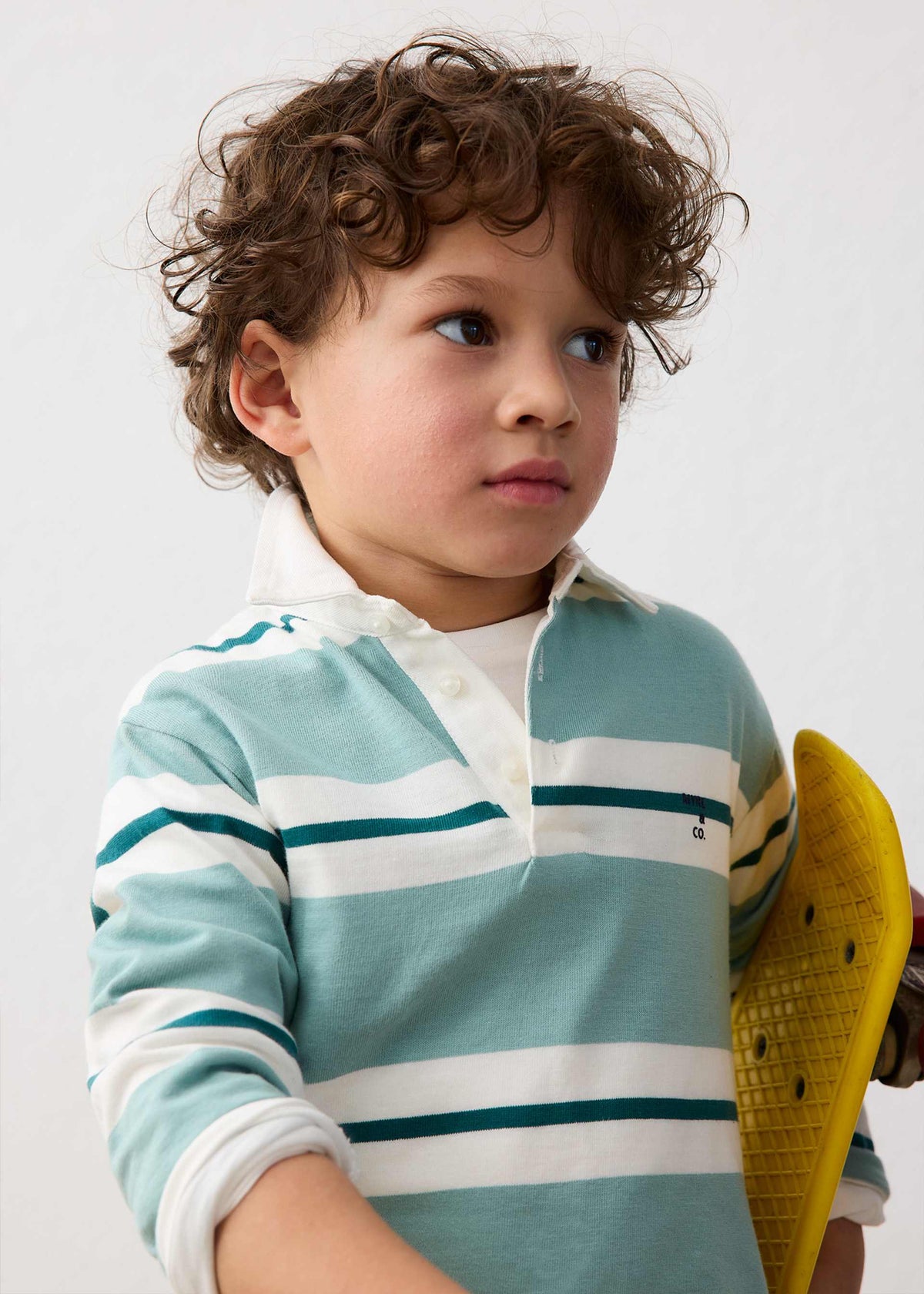Gestreiftes Poloshirt für Jungen