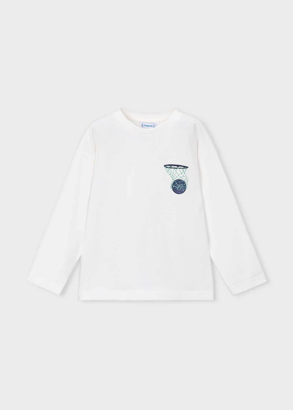 Jungen-T-Shirt mit Rückendruck