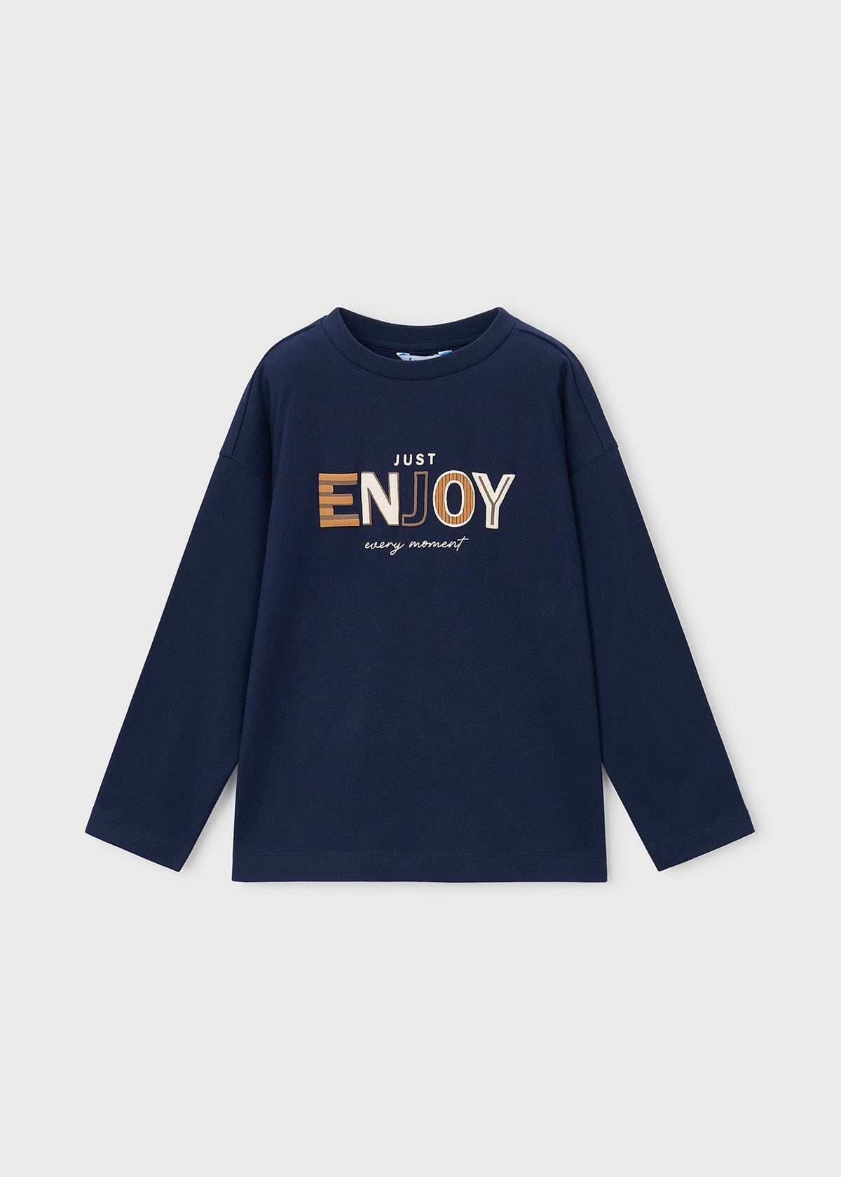 Jungen-T-Shirt mit Text