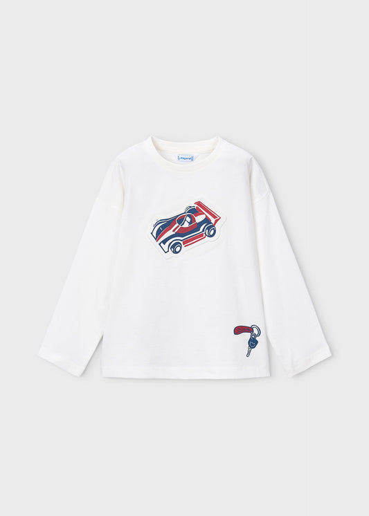 Boy's T-shirt with vehicle design