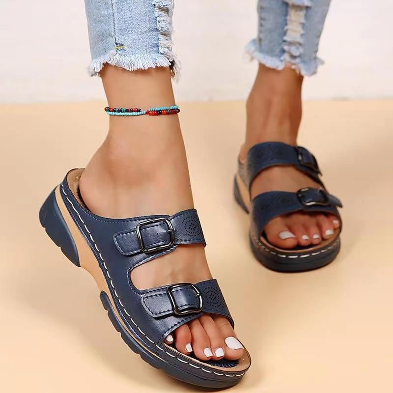 🔥LETZTER TAG 60% RABATT🔥-Keilsandalen für Damen