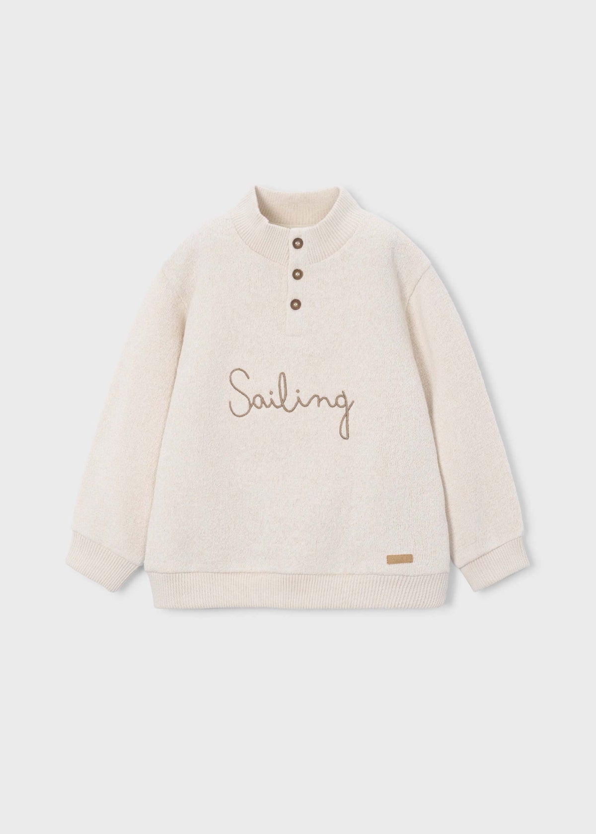 Embroidered boys' sweatshirt