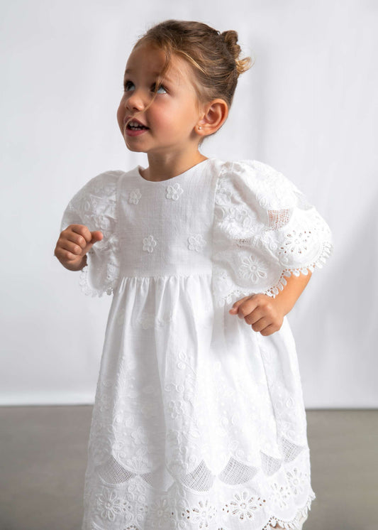 Besticktes festliches Mädchenkleid