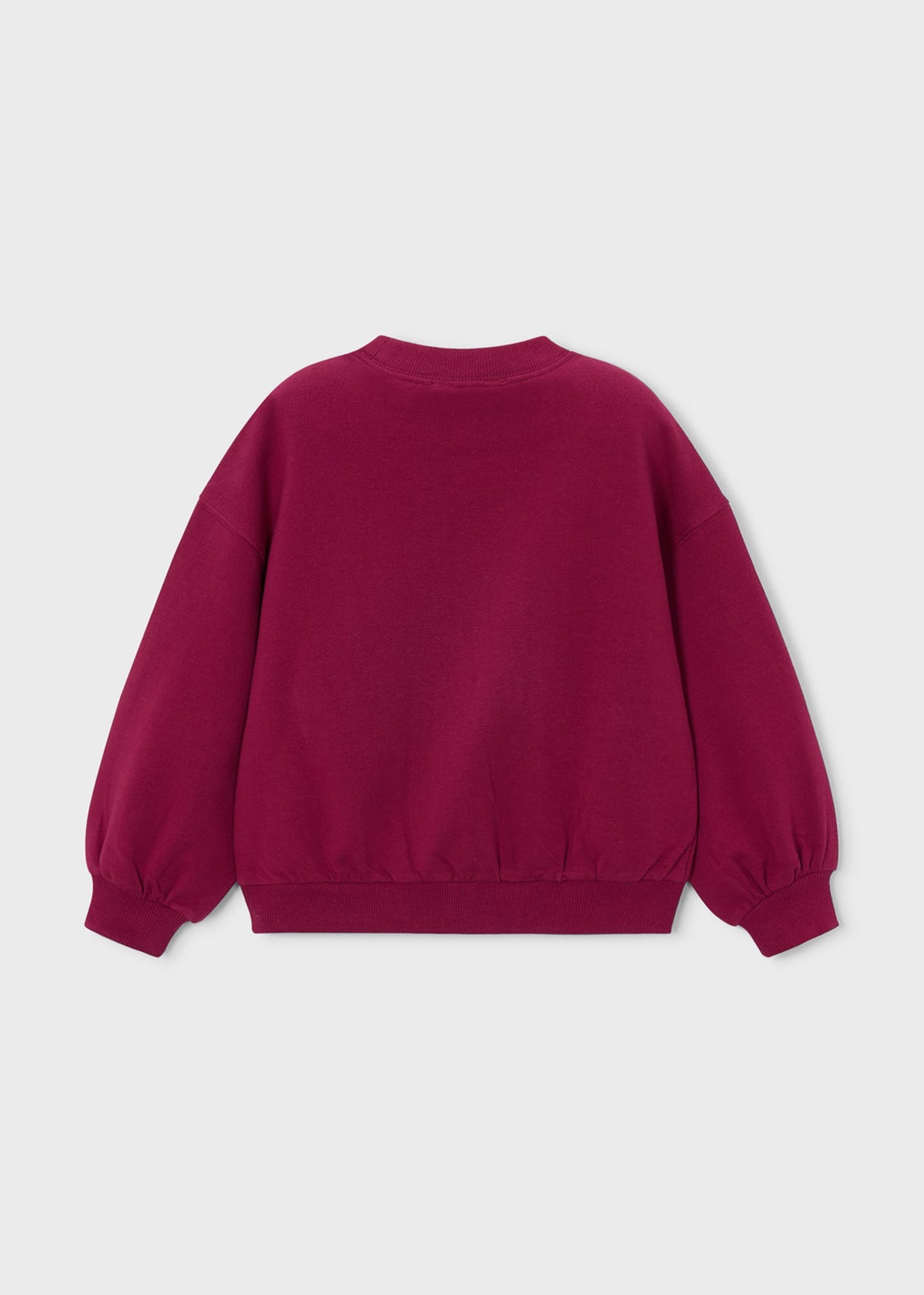 Embroidered girls' sweatshirt