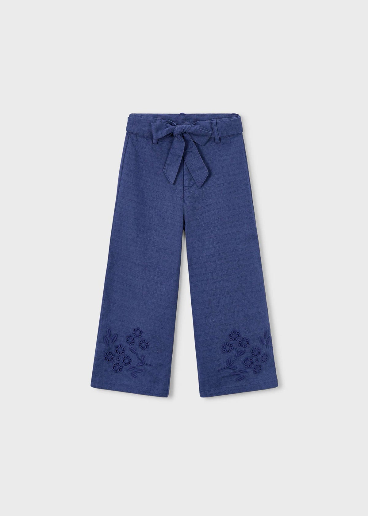 Bestickte Leinenhose für Mädchen