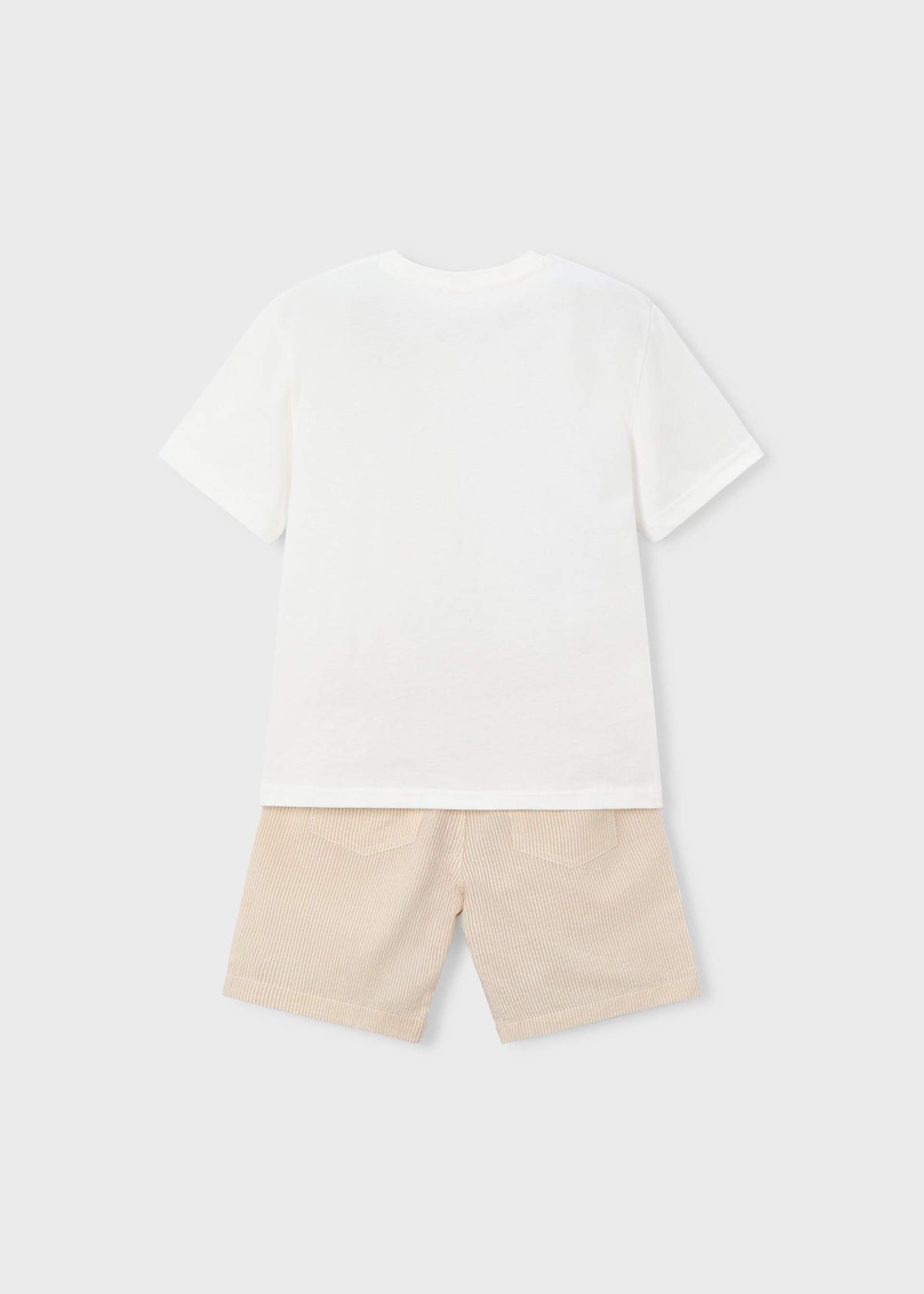 Embroidered set with Bermuda Shorts boy