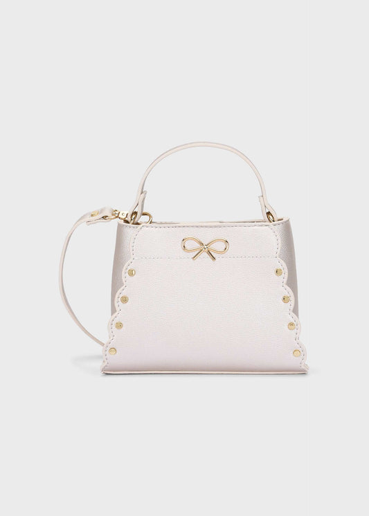 Handtasche mit Schleife aus Kunstleder für Mädchen