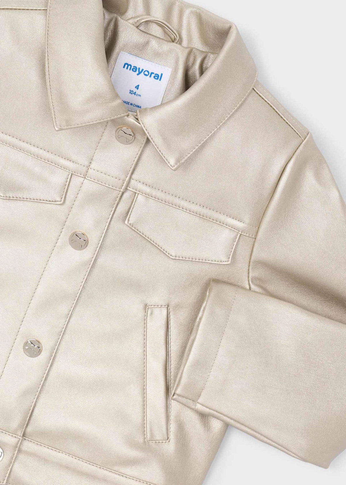 Kunstlederjacke für Mädchen