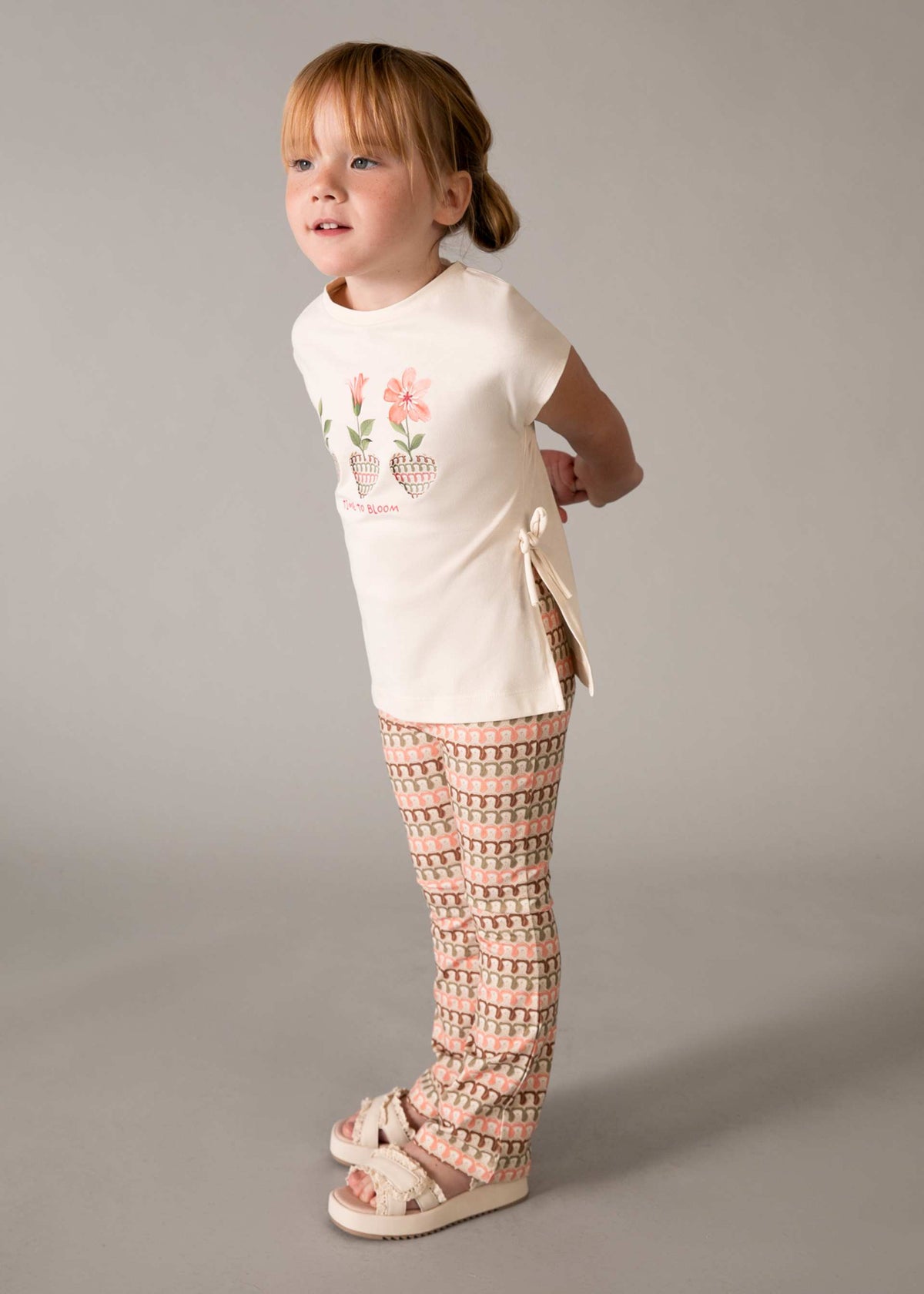 Flared leggings set girl