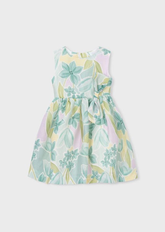 Blumenkleid mit Schleife für Mädchen