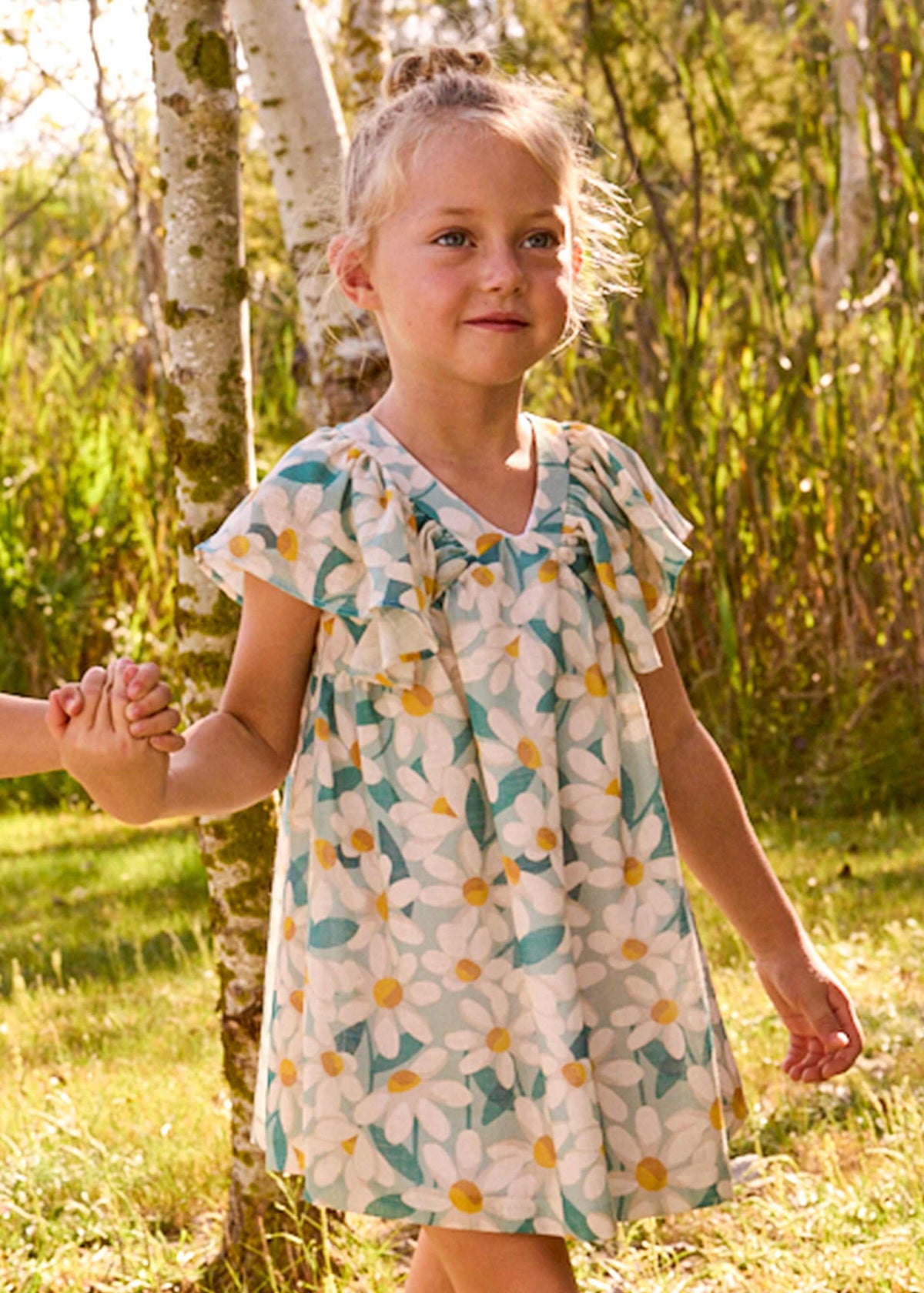 Floral print dress for girls