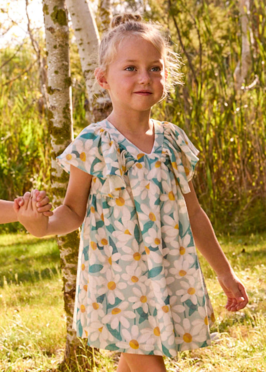 Floral print dress for girls