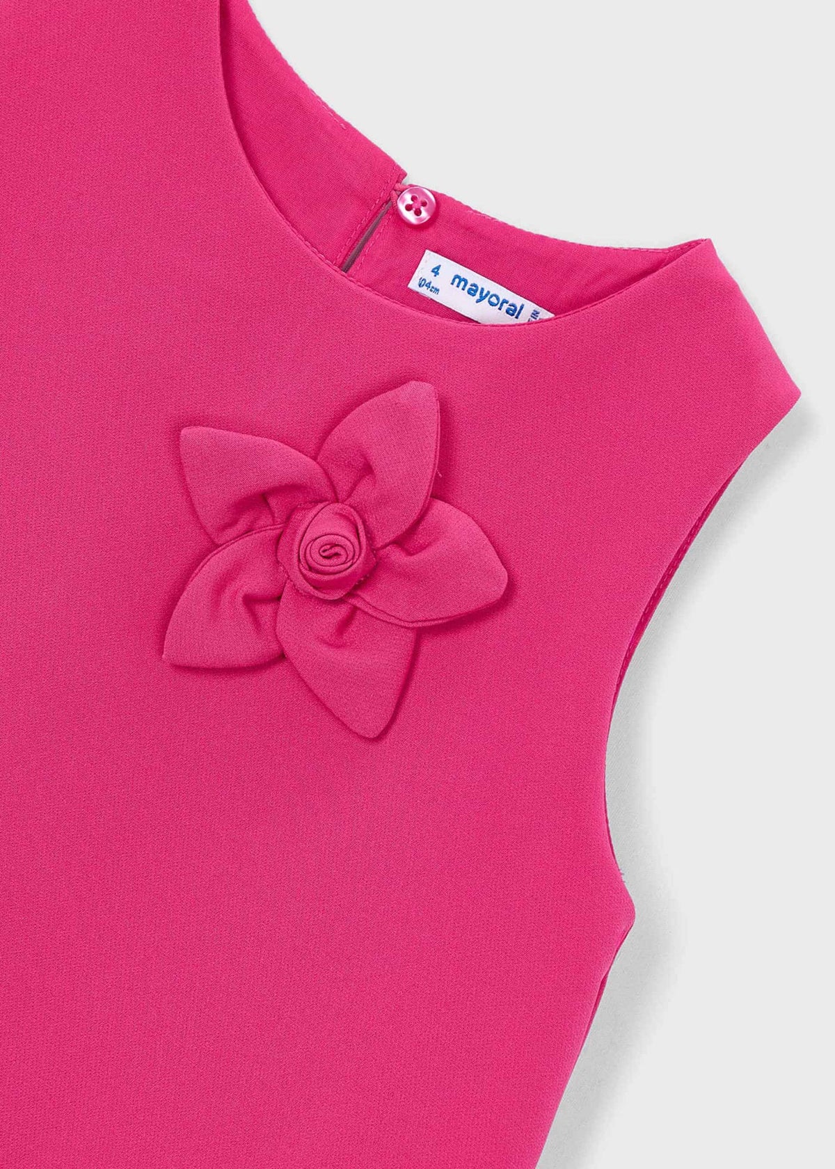 Festliches Mädchenkleid mit Blumenapplikation