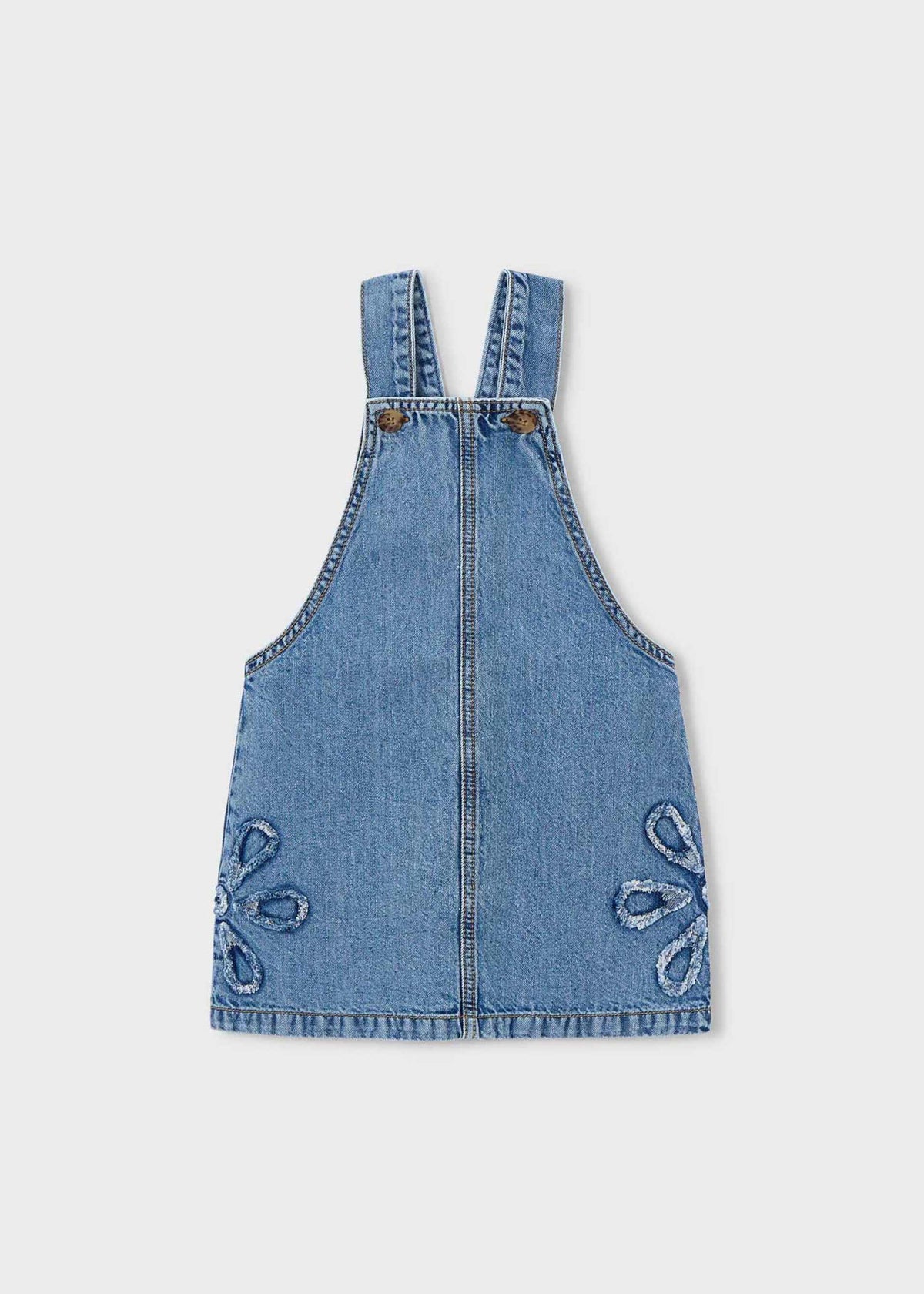 Fließende Jeanslatzhose für Mädchen
