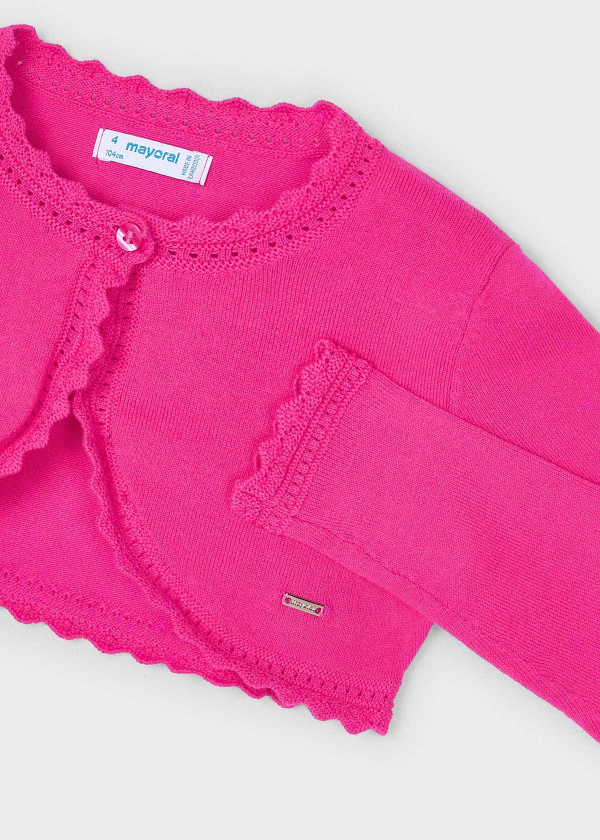 Mädchen-Strickjacke (Basic)