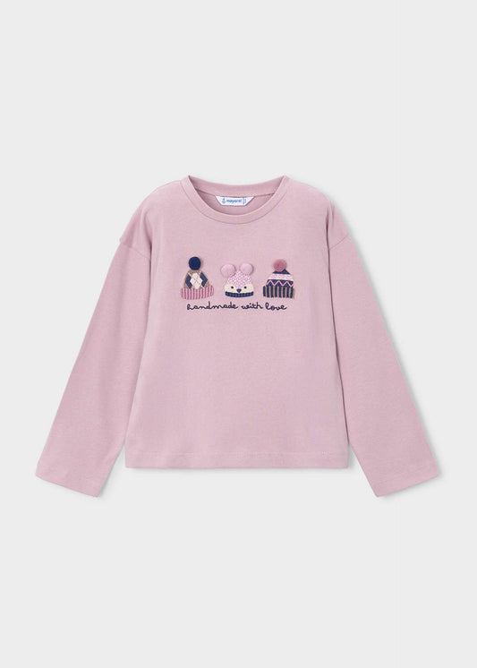 Besticktes T-Shirt für Mädchen