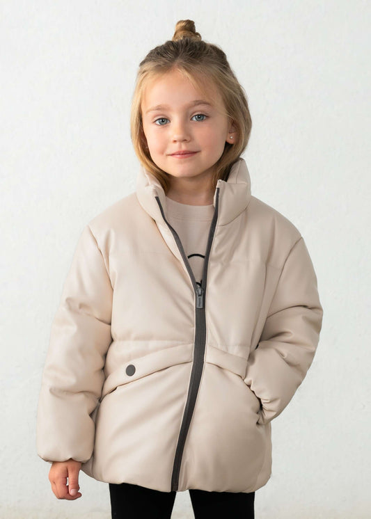 Kunstlederjacke für Mädchen