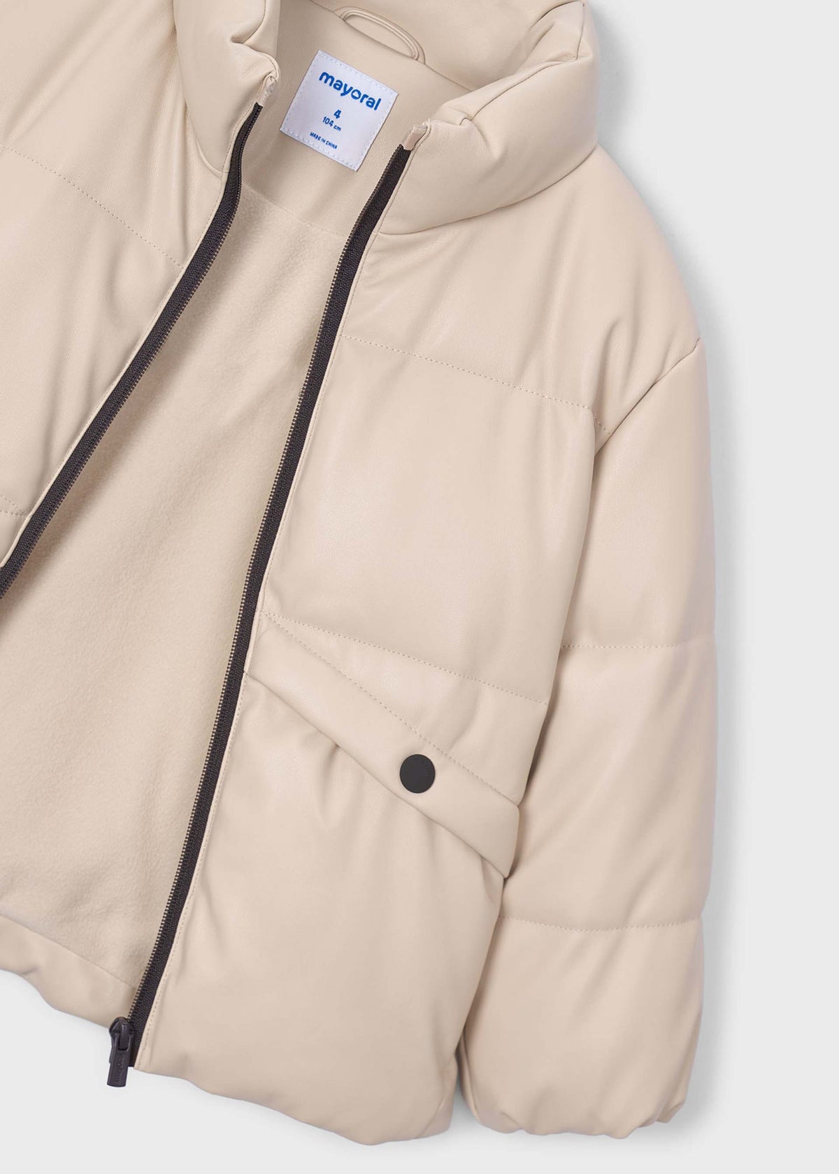 Kunstlederjacke für Mädchen