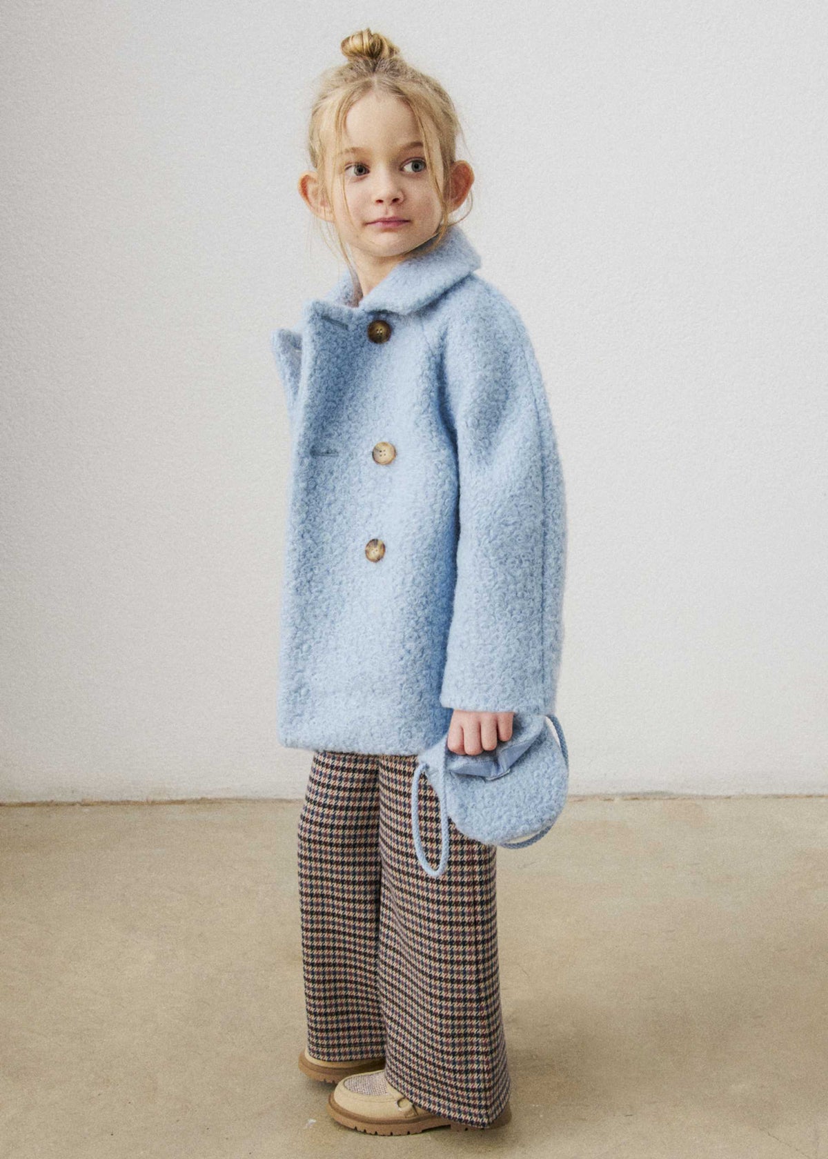 Girl jaquard trousers