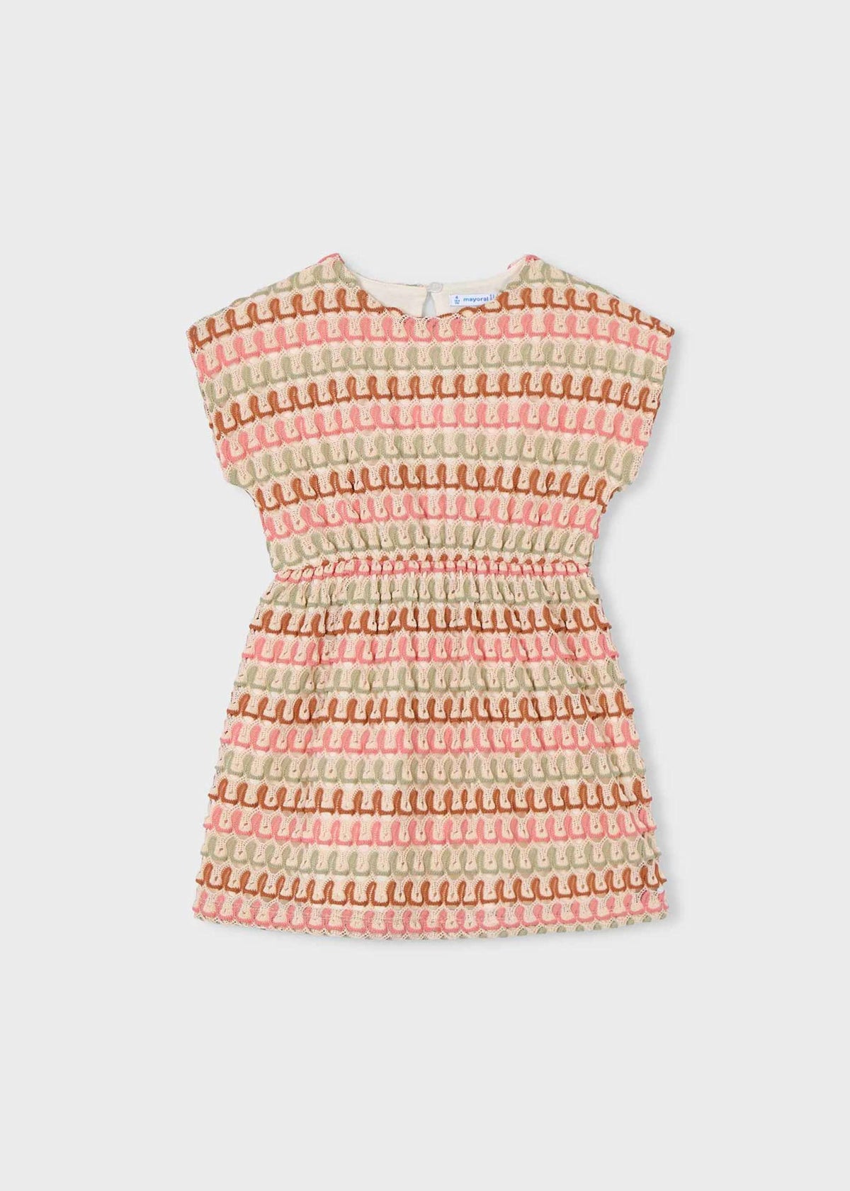 Buntes Häkelkleid für Mädchen