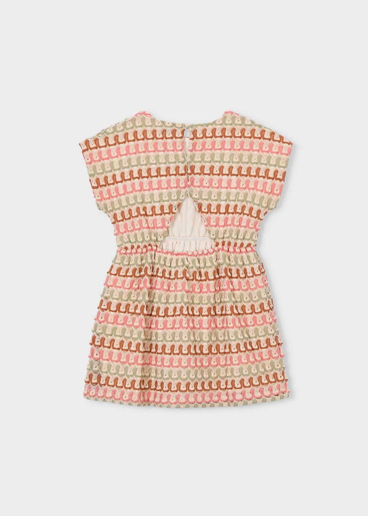 Buntes Häkelkleid für Mädchen