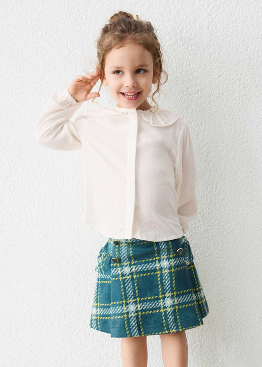 Girl suede skirt