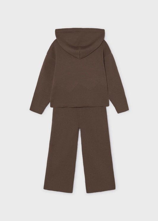 Set aus Mädchenhose und Kapuzenpullover