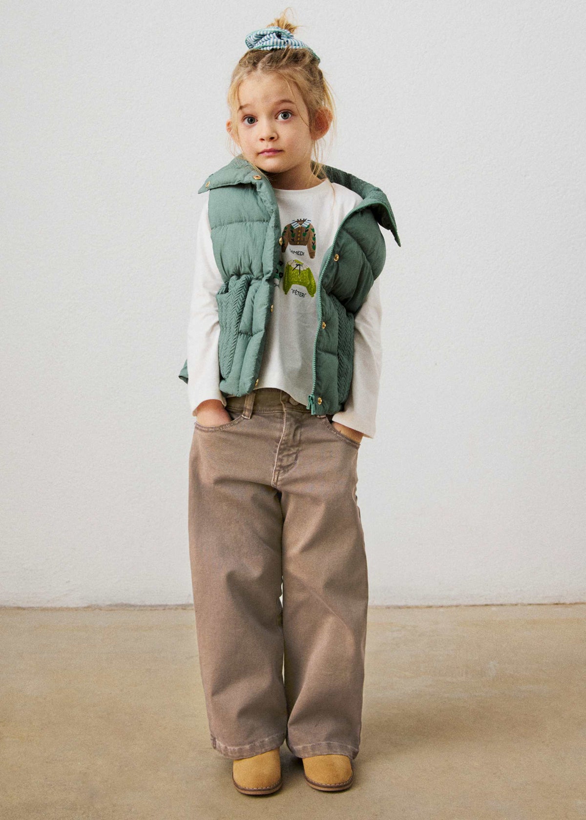 Girl twill trousers