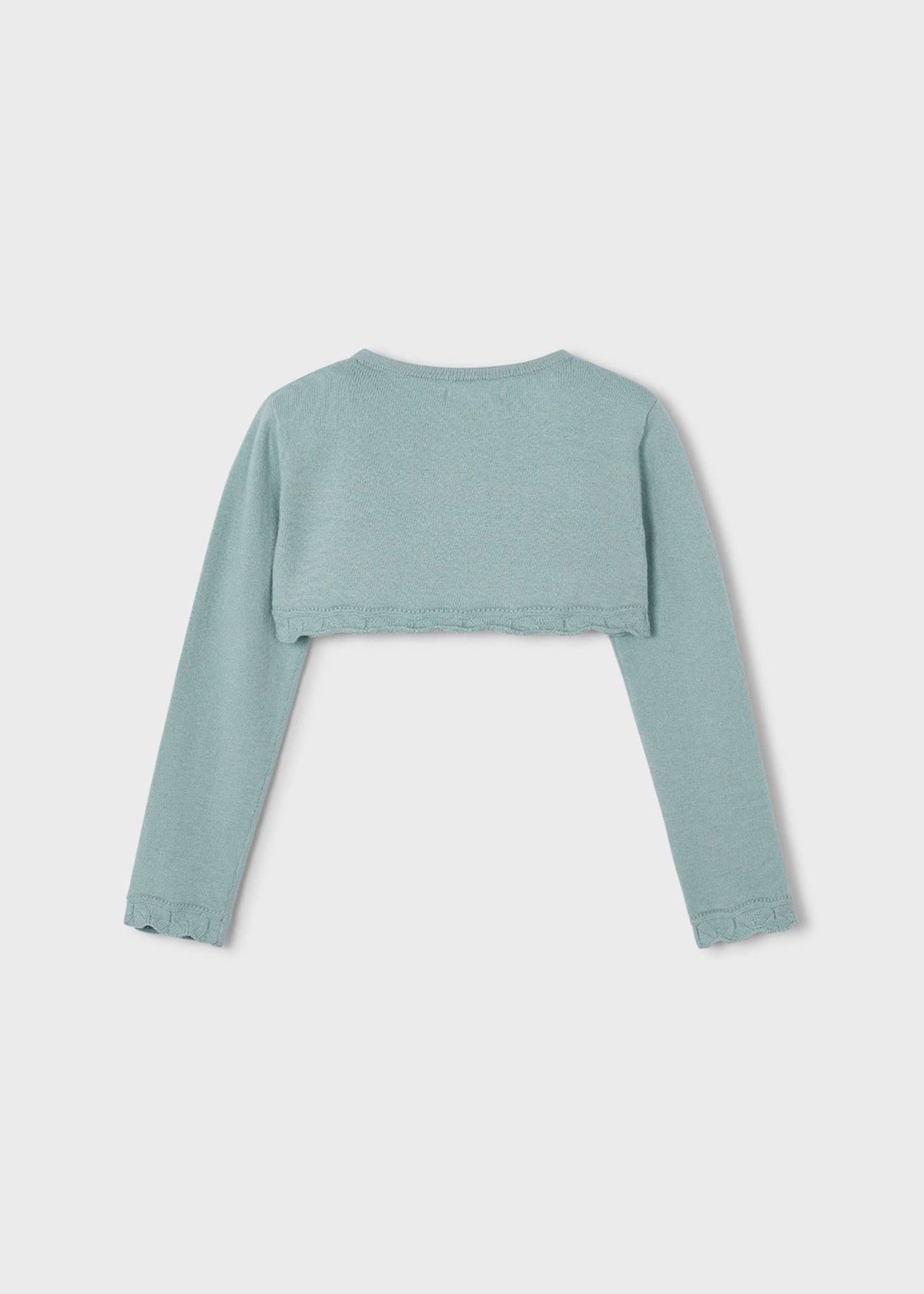 Girls basic bolero knitted cardigan