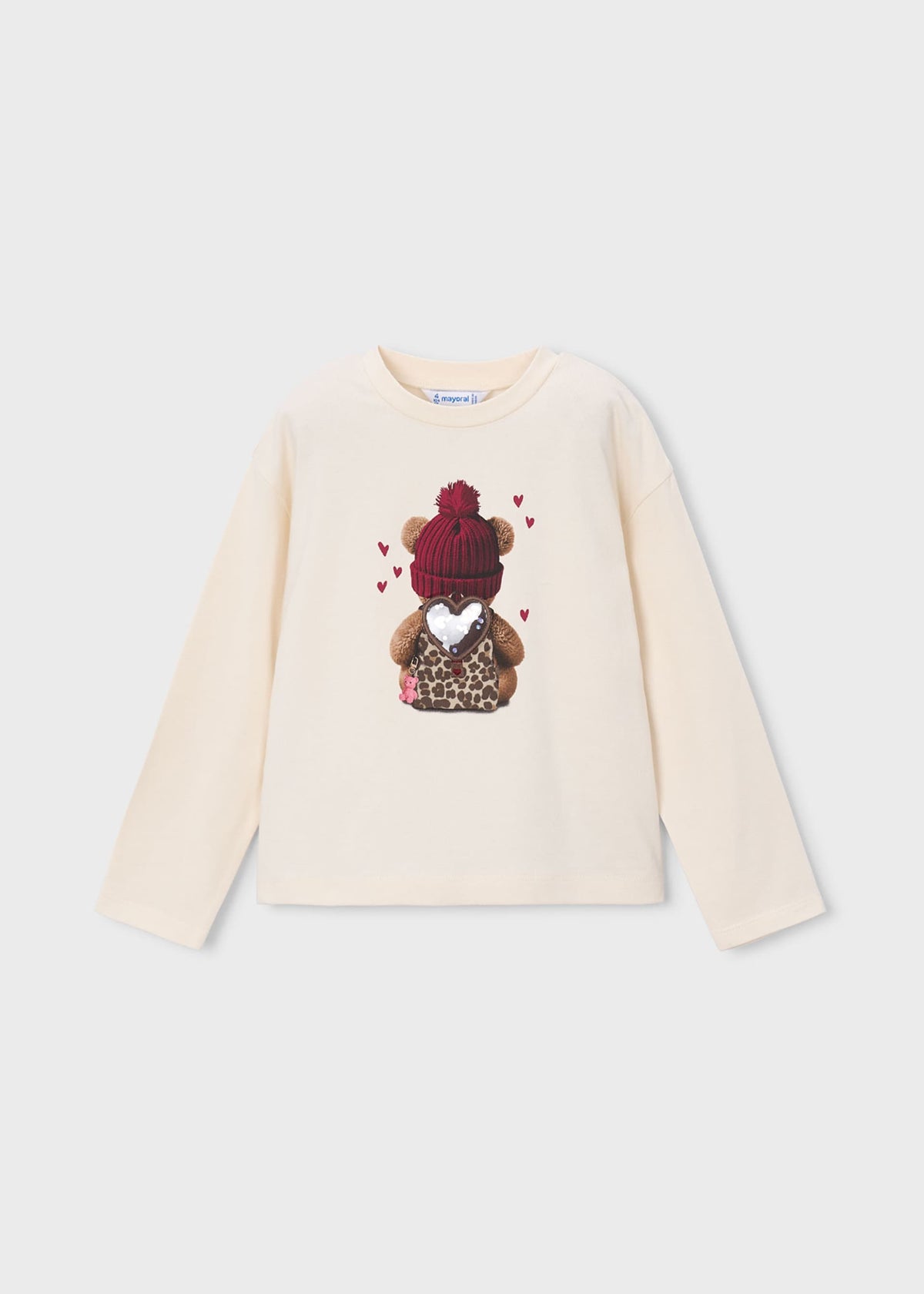 Mädchen-T-Shirt mit Bärenmotiv