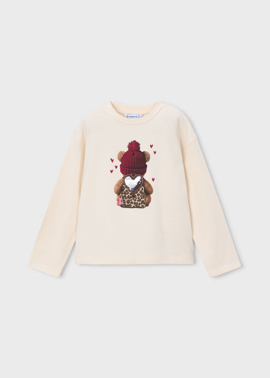 Mädchen-T-Shirt mit Bärenmotiv
