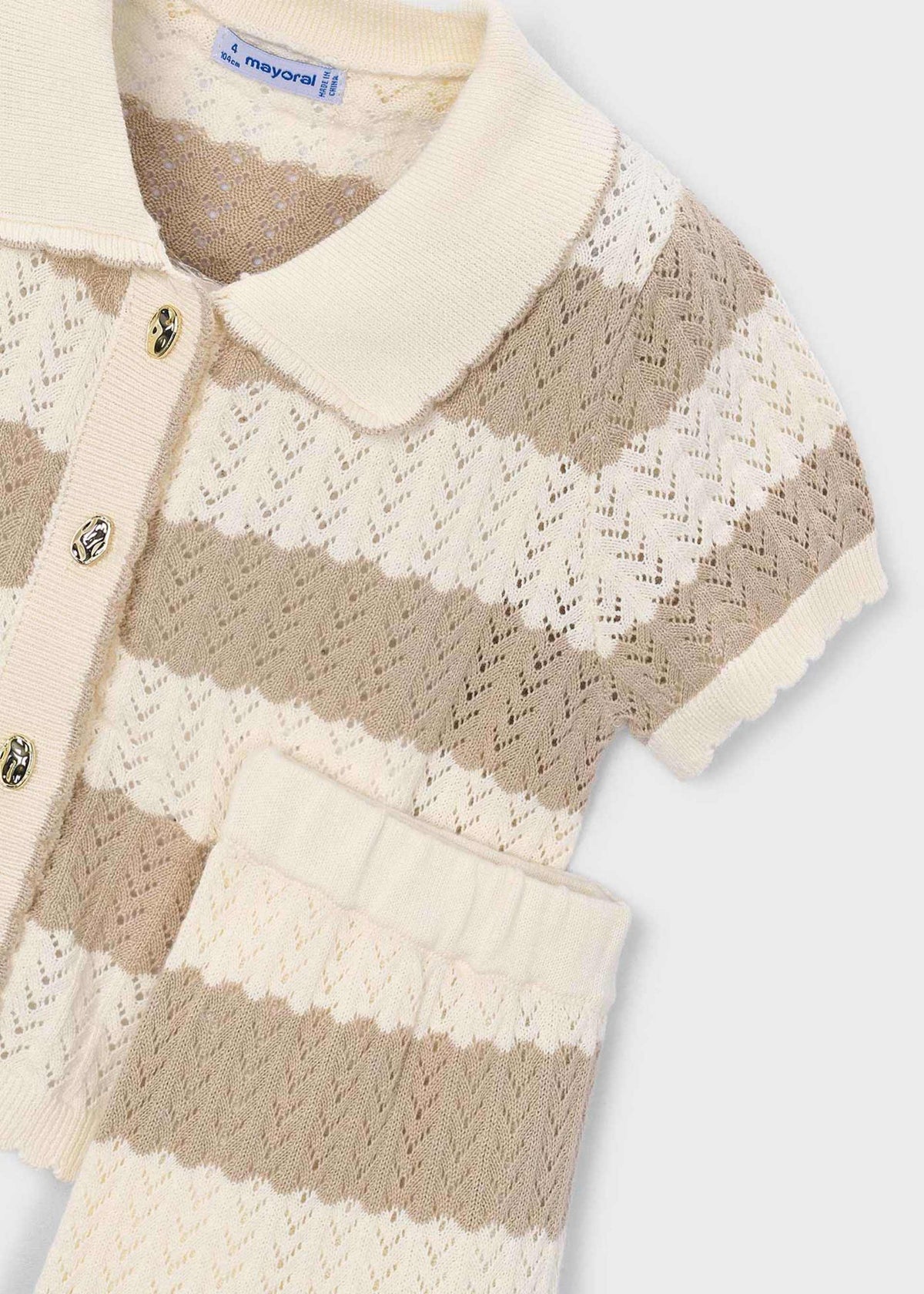 Girl's cardigan and pants set