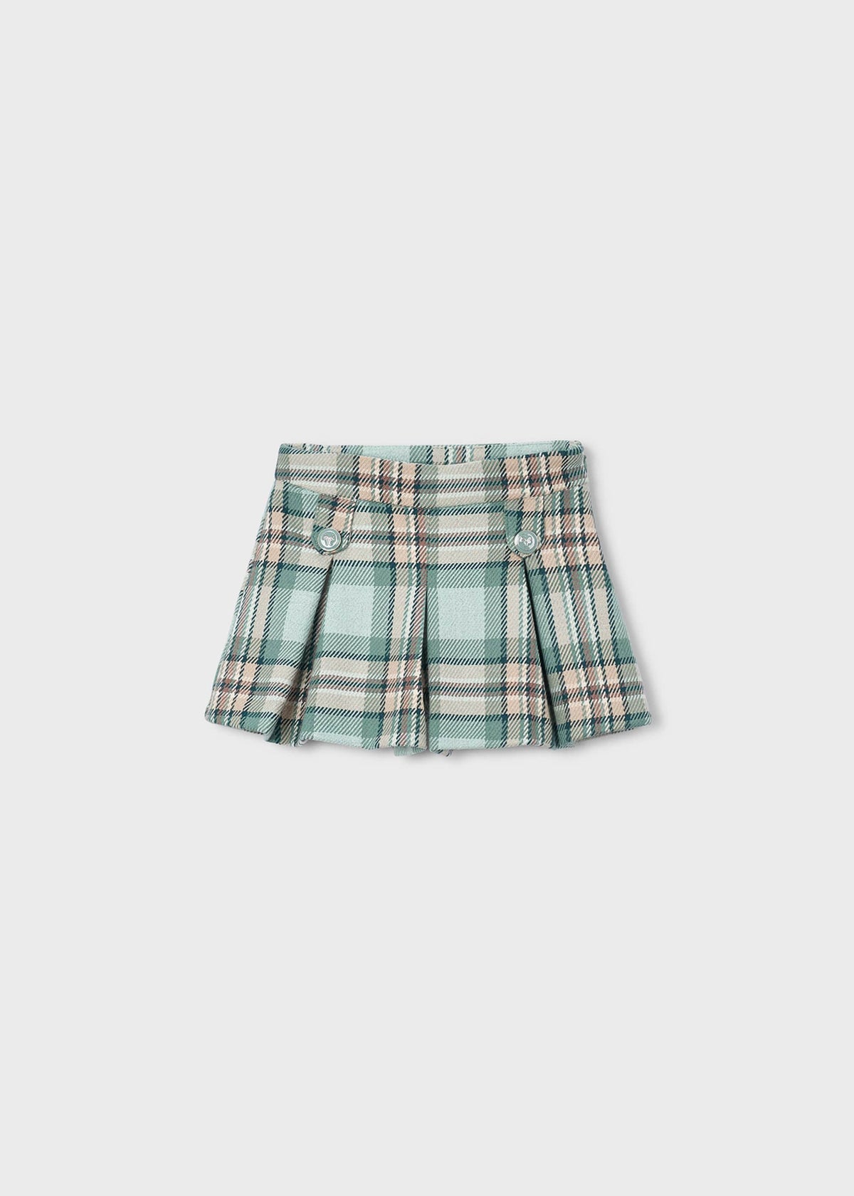Karierte Bermudashorts für Mädchen