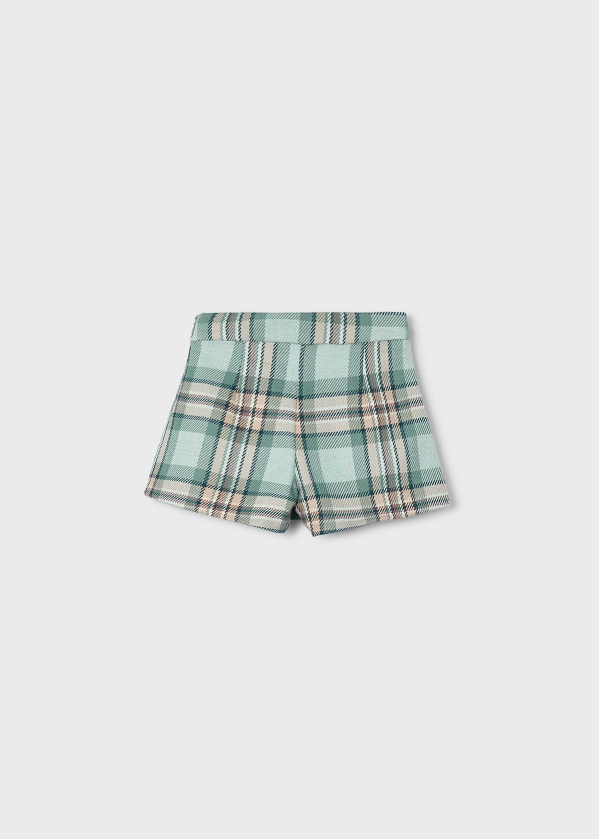 Karierte Bermudashorts für Mädchen