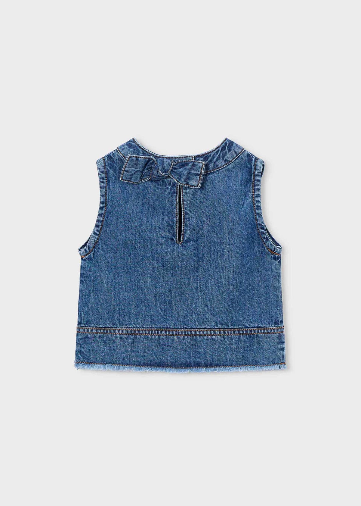 Girls' denim top
