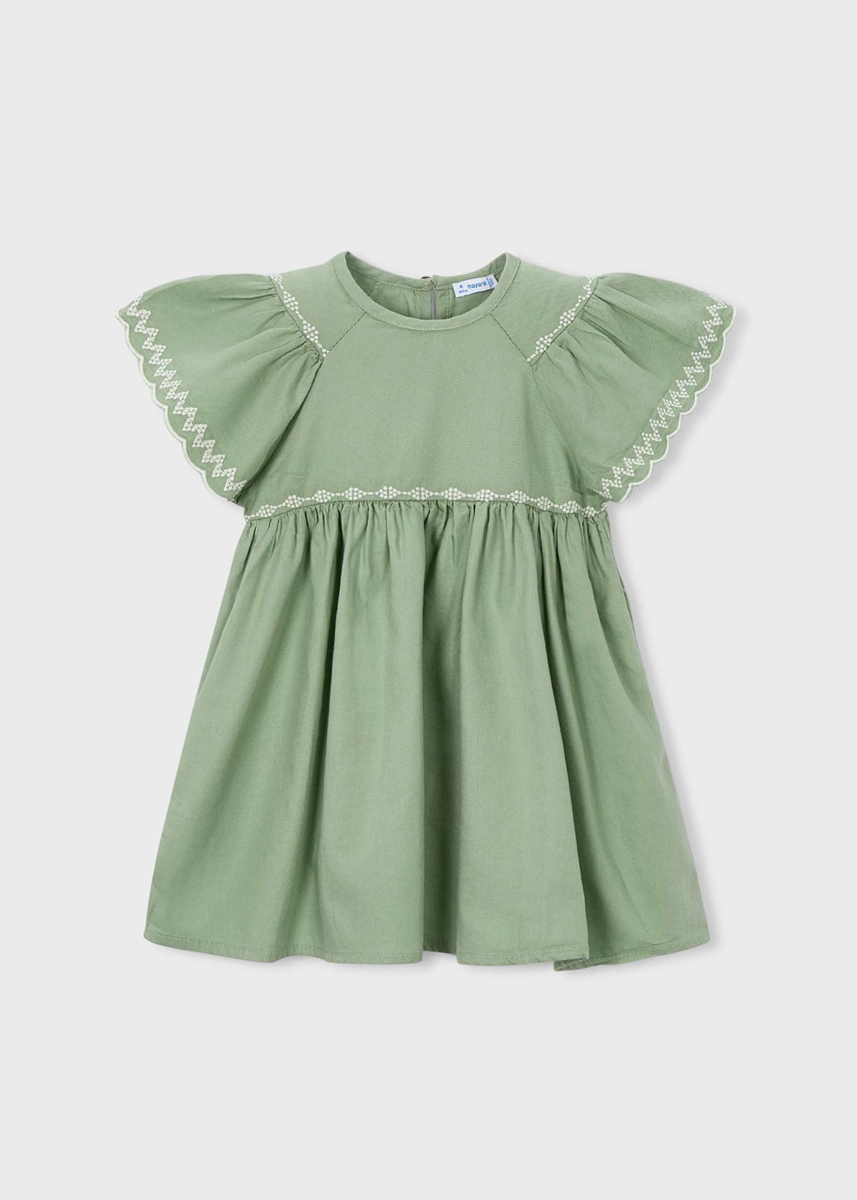 Girl's dress with embroidered details