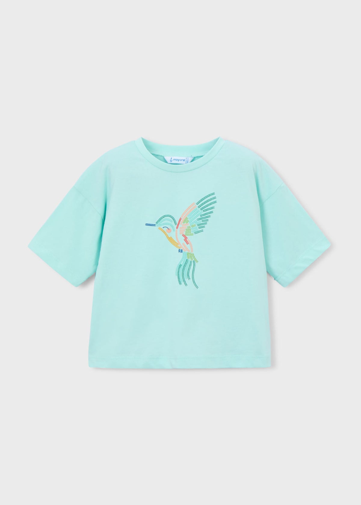 Girl's drop shoulder T-shirt