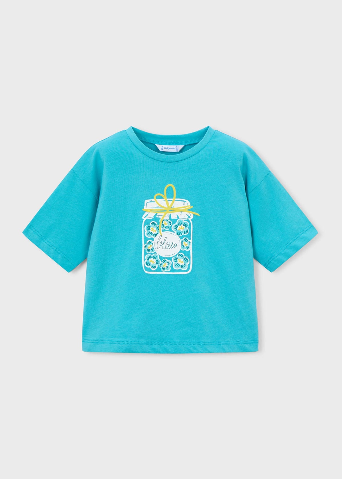 Girl's drop shoulder T-shirt