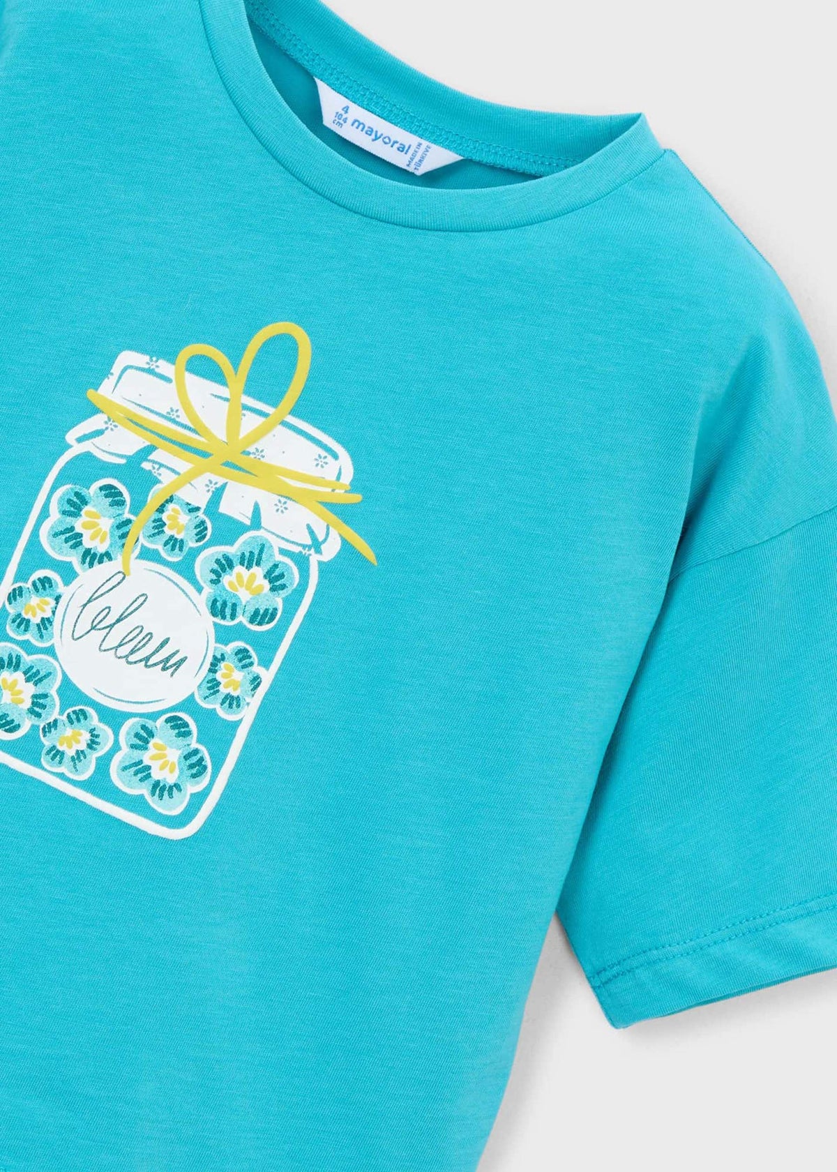Girl's drop shoulder T-shirt