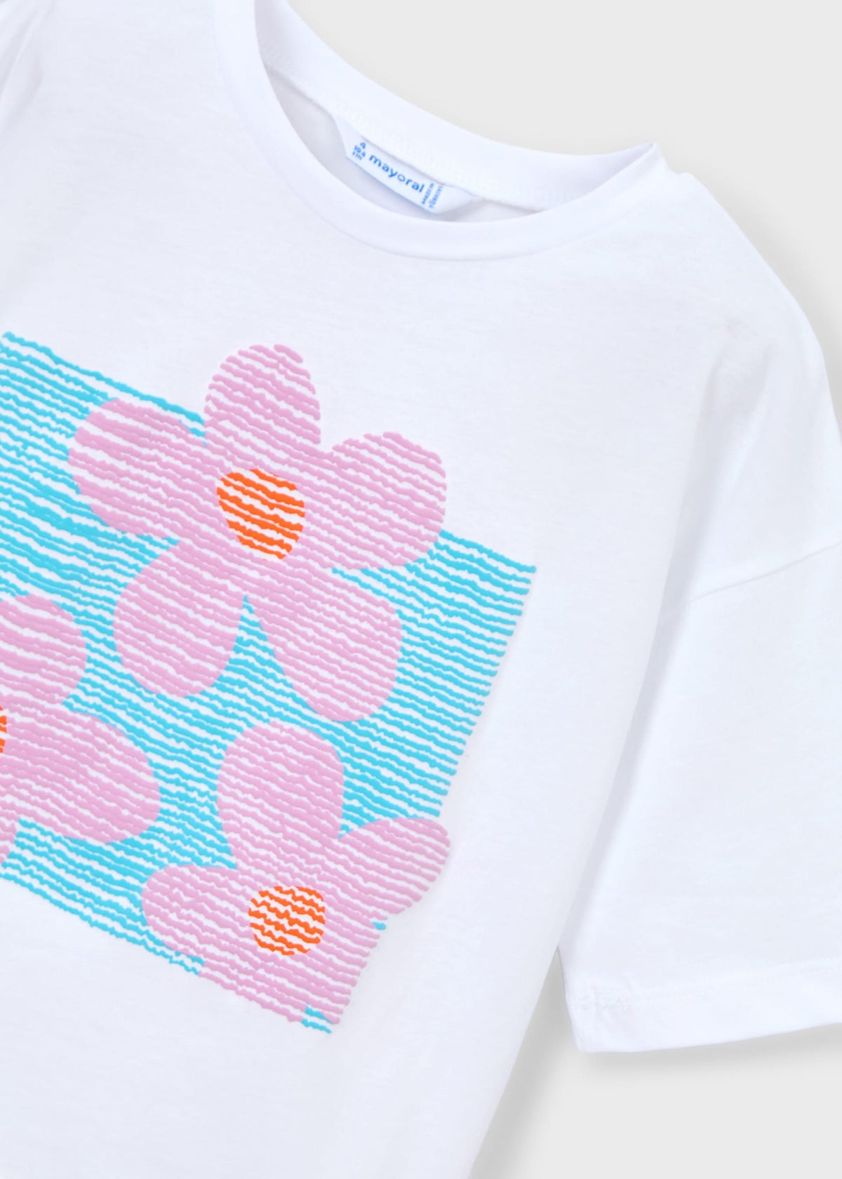 Girl's drop shoulder T-shirt